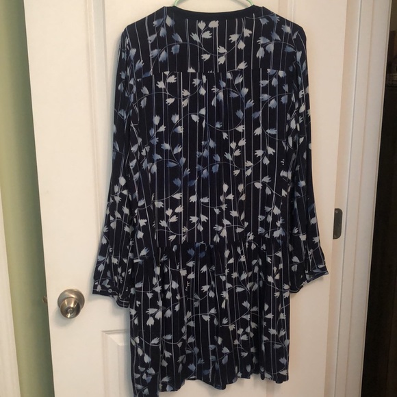 Anthropologie TINY Blue Embroidered Dress size Large - Picture 8 of 8